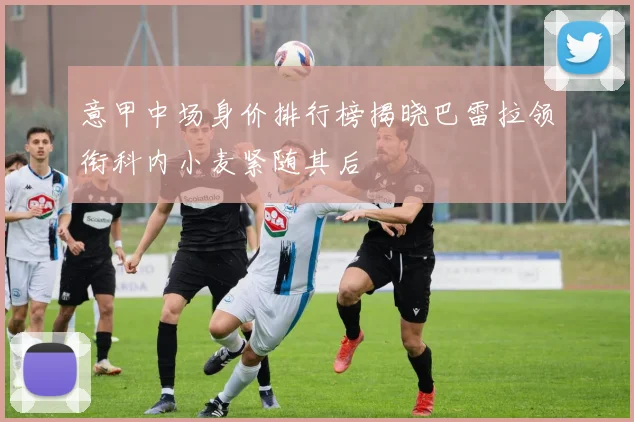 意甲中场身价排行榜揭晓巴雷拉领衔科内小麦紧随其后